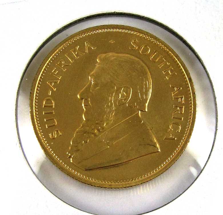 Appraisal: FOUR SOUTH AFRICAN KRUGERRAND GOLD COINS each oz net fine