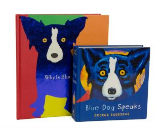 Appraisal: TWO GEORGE RODRIGUE SIGNED BOOKS TWO GEORGE RODRIGUE SIGNED BOOKS