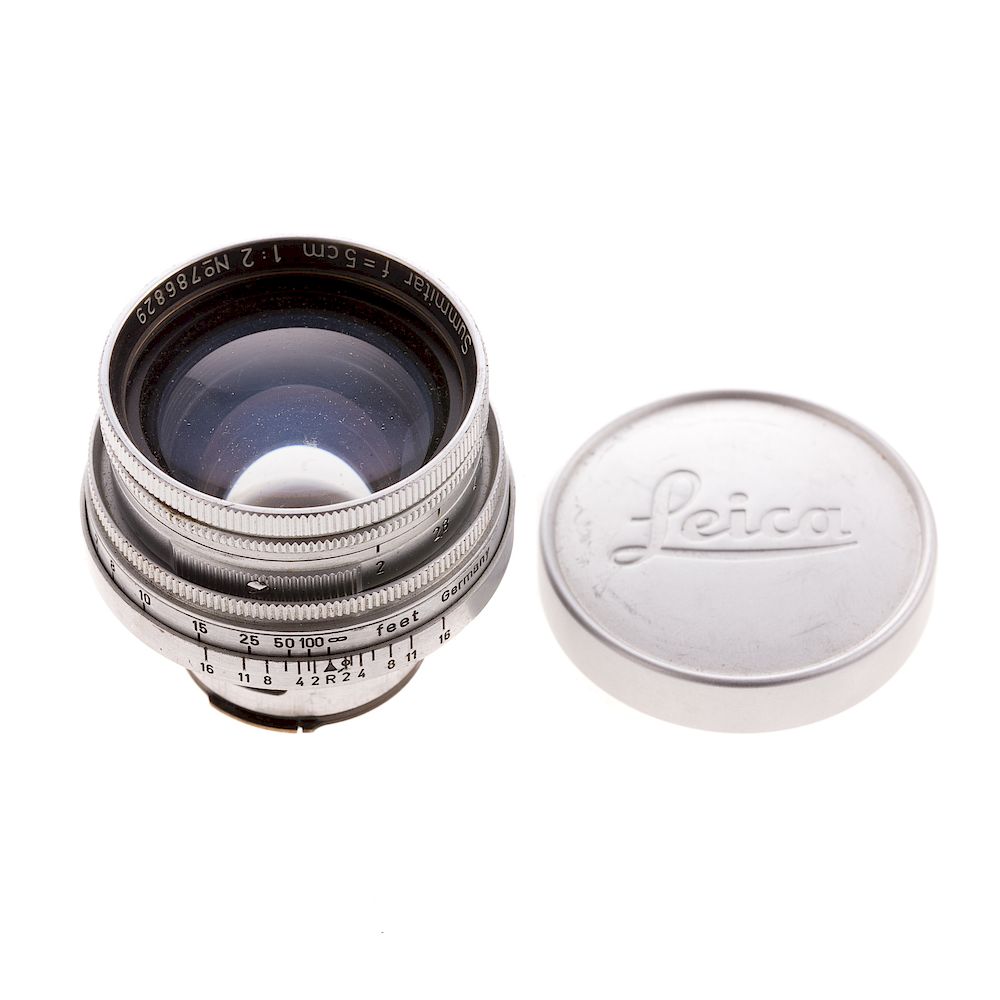 Appraisal: Leica Summitar Lens dated serial with stamped aluminum Leica lens