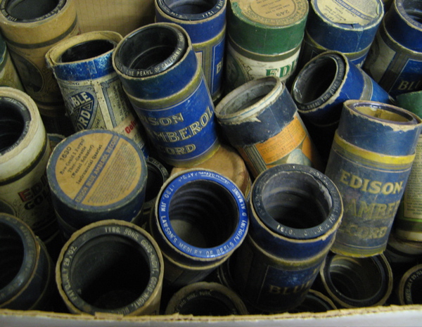 Appraisal: A COLLECTION OF APPROXIMATELY CYLINDER RECORDS the Alpenrose Museum Collection