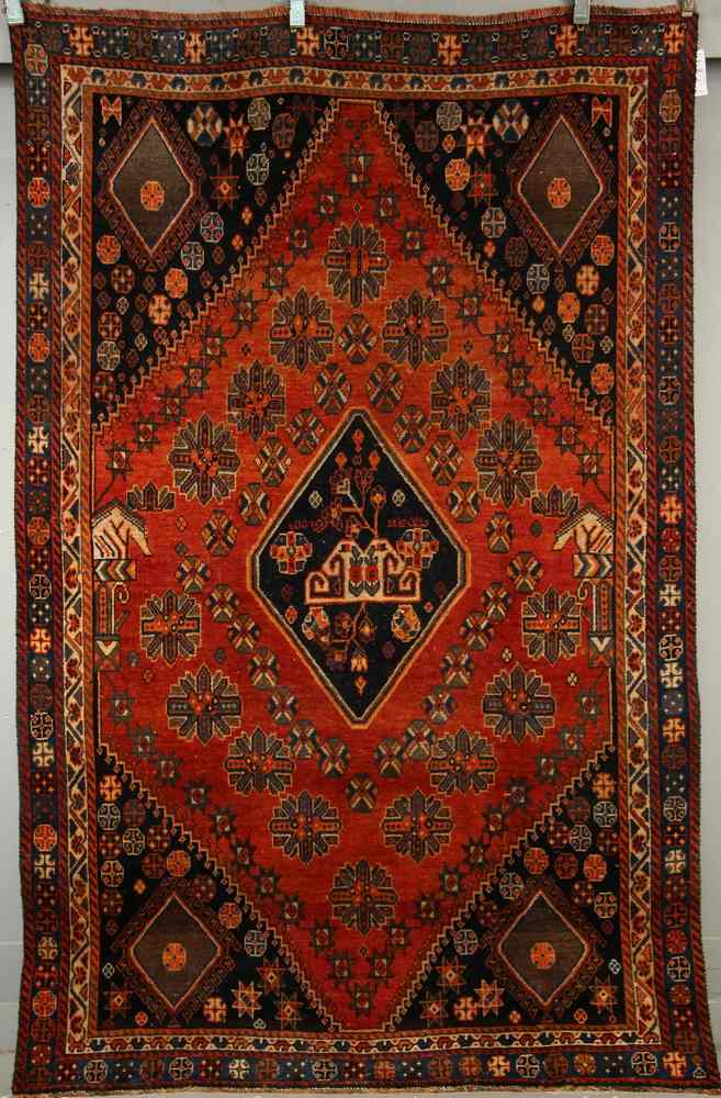 Appraisal: SHIRAZ AREA RUG - ' '' X ' '' -