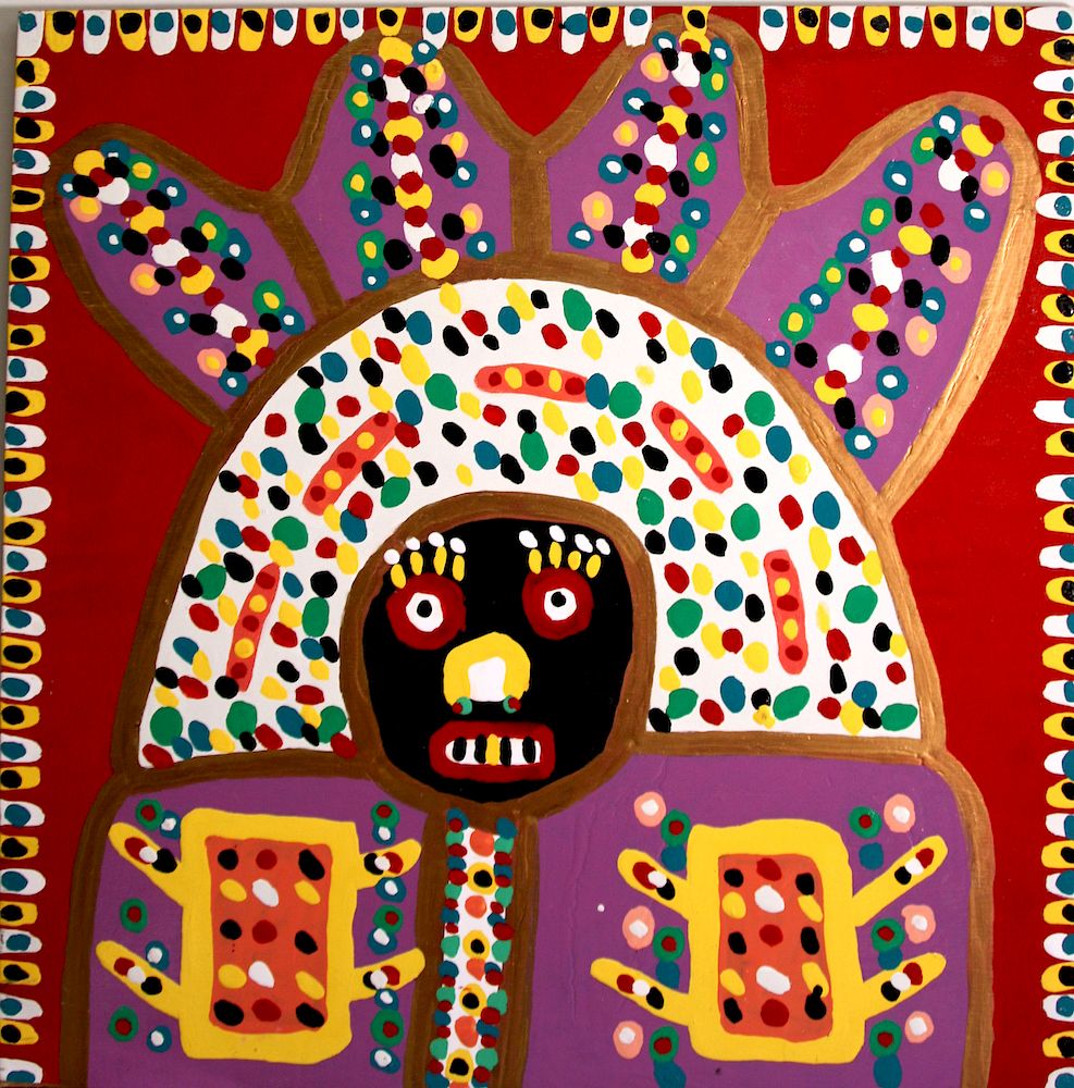 Appraisal: Outsider Art Richard Burnside African King Burnside Richard b African