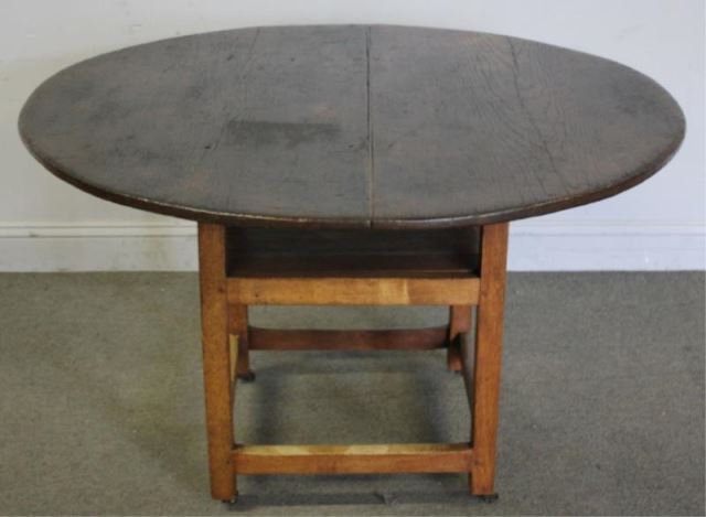 Appraisal: Convertible Chair Tilt Top Table From a Briarcliff NY estate