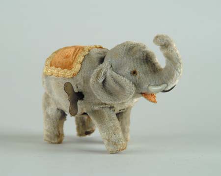 Appraisal: JAPANESE WIND UP CIRCUS ELEPHANT Key present When wound elephant