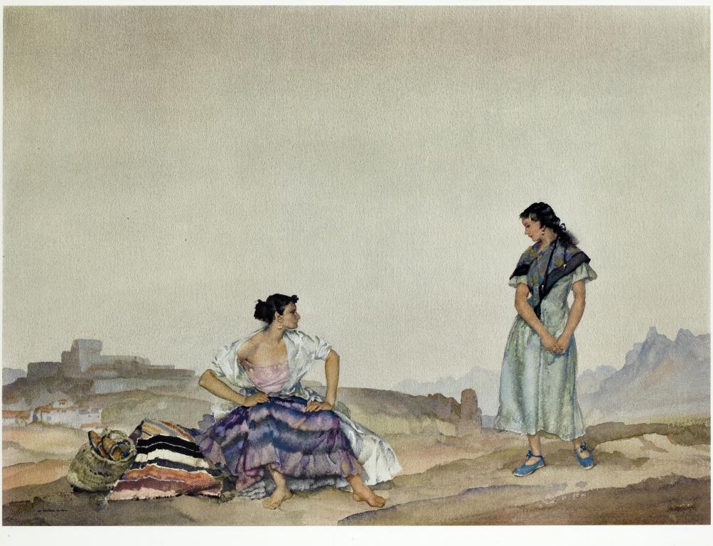 Appraisal: SIR WILLIAM RUSSELL FLINT RA PRWS RSW - - REPROOF