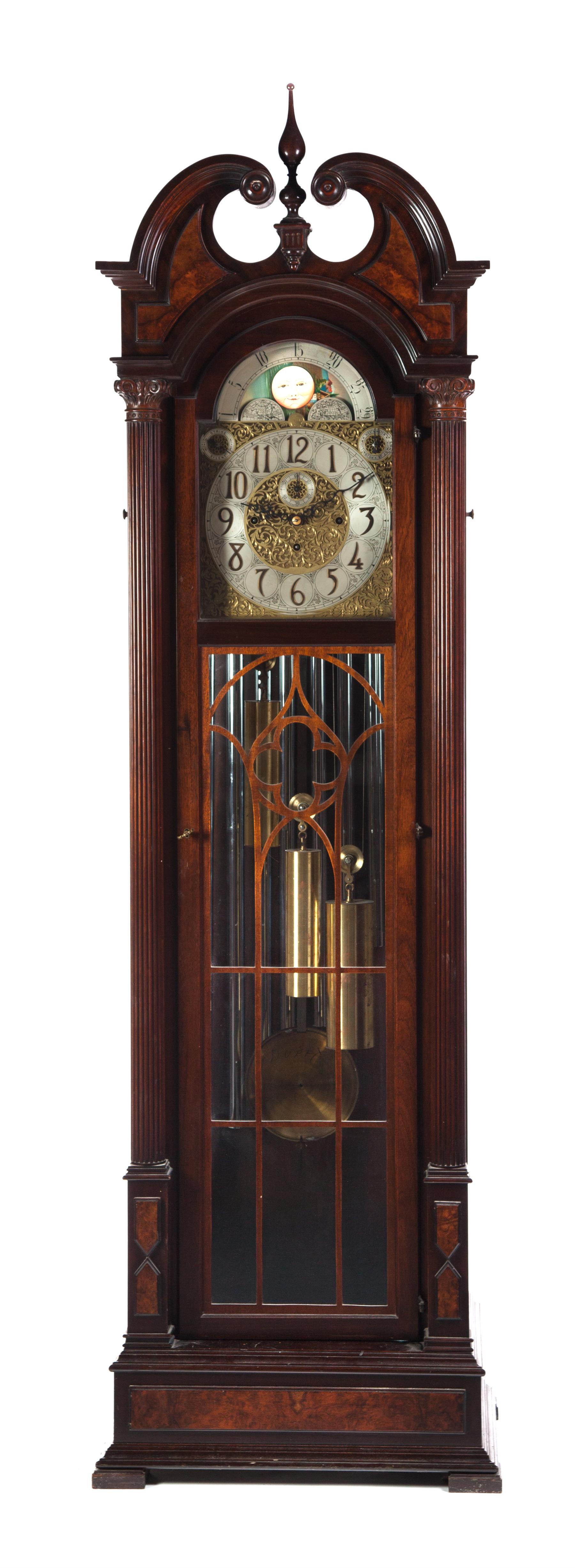 Appraisal: TALL CASE CLOCK BY HANSON CLOCK COMPANY Rockford Illinois late