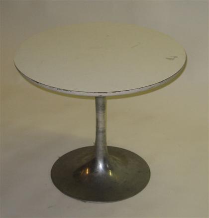 Appraisal: After Eero Saarinen Finnish - Pedestal round table part of