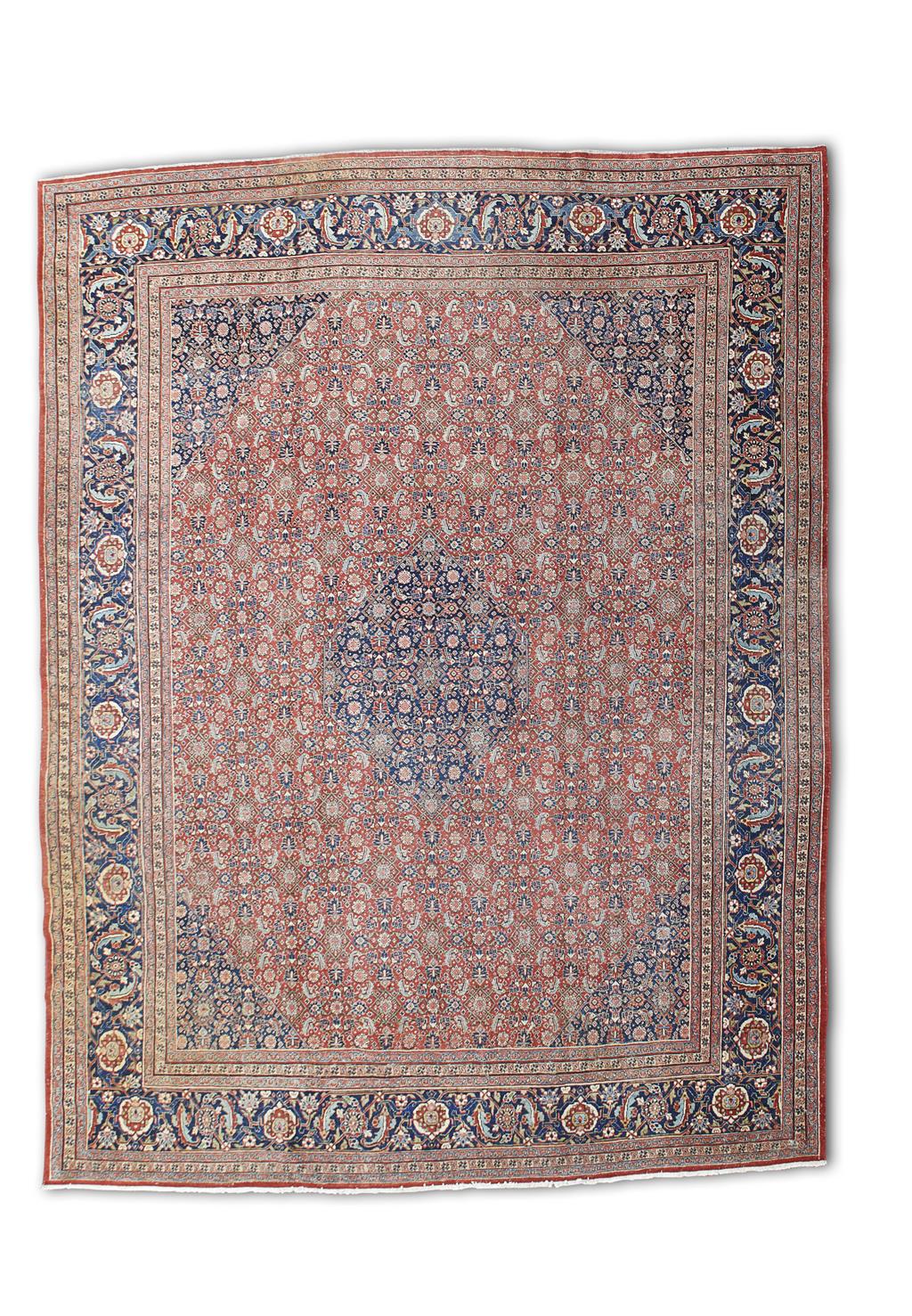 Appraisal: TABRIZ CARPET NORTHWEST PERSIA LATE TH EARLY TH CENTURY the