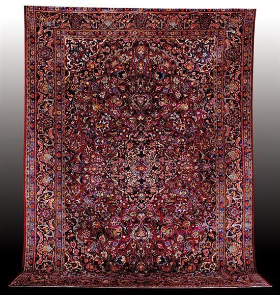 Appraisal: Persian Kerman carpet ' x '