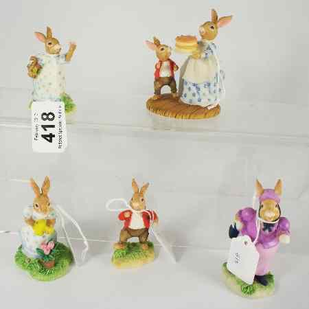 Appraisal: Royal Doulton Bunnykins Resin Figures Bunnykins Figures Lady Ratley Susan