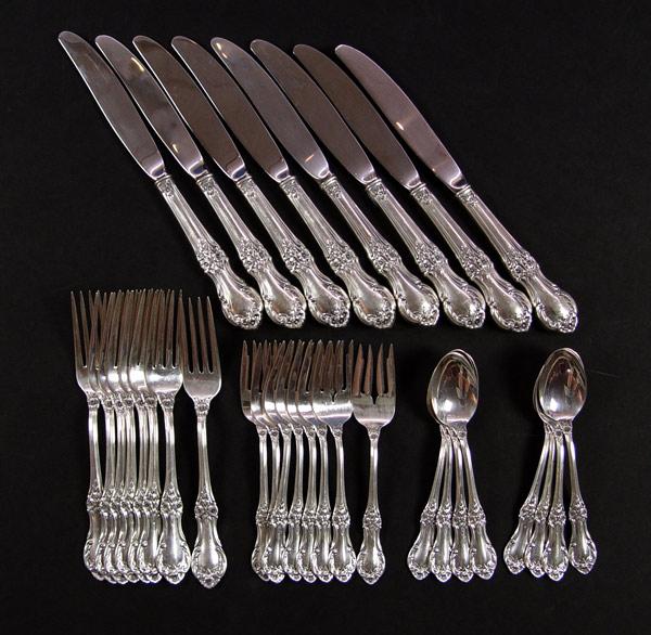 Appraisal: INTERNATIONAL WILD ROSE STERLING SERVICE FOR To include forks ''