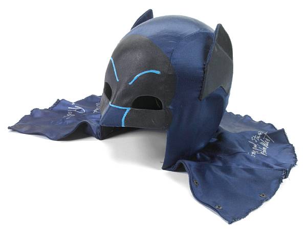 Appraisal: An Adam West cowl from Batman ABC Television - The