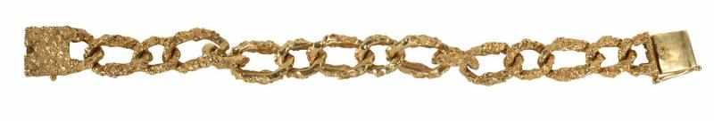 Appraisal: K Y Gold Heavy Link Bracelet Weight grams dwt Condition