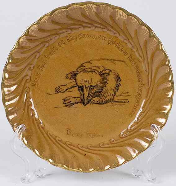 Appraisal: Rookwood Uncle Remus Plate American a Rookwood round plate celebrating