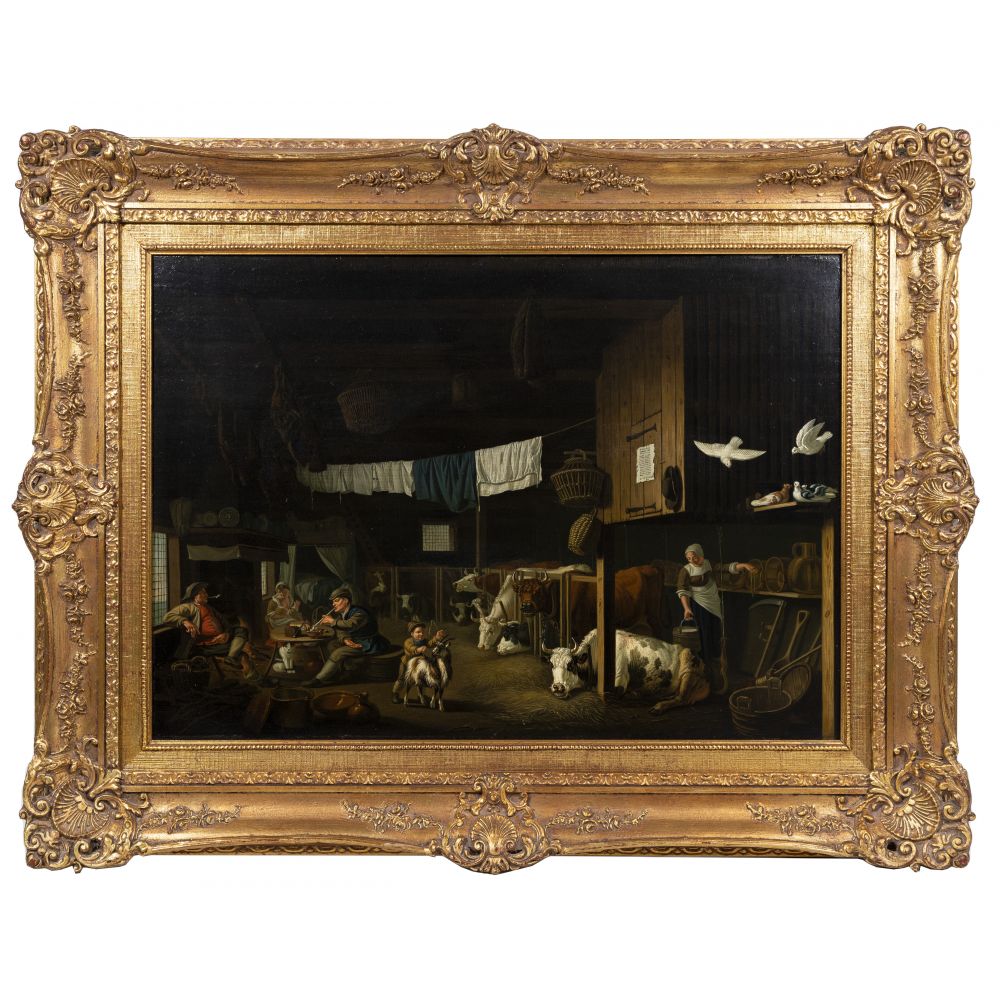 Appraisal: JAN VAN GOOL DUTCH - OIL ON PANELUndated signed within