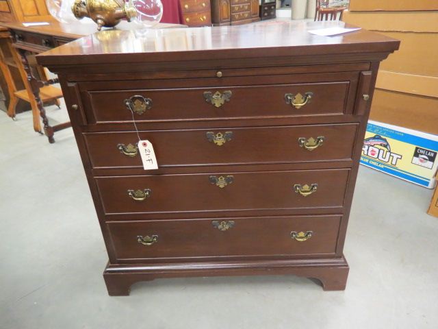 Appraisal: Mahogany Server pull out shelf silverware drawer above three other