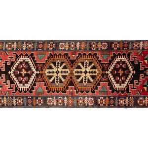 Appraisal: A Turkish Wool Runner th Century feet inches x feet