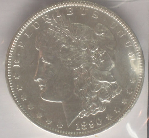 Appraisal: SILVER MORGAN DOLLAR MS- Virtually mark and blemish free on