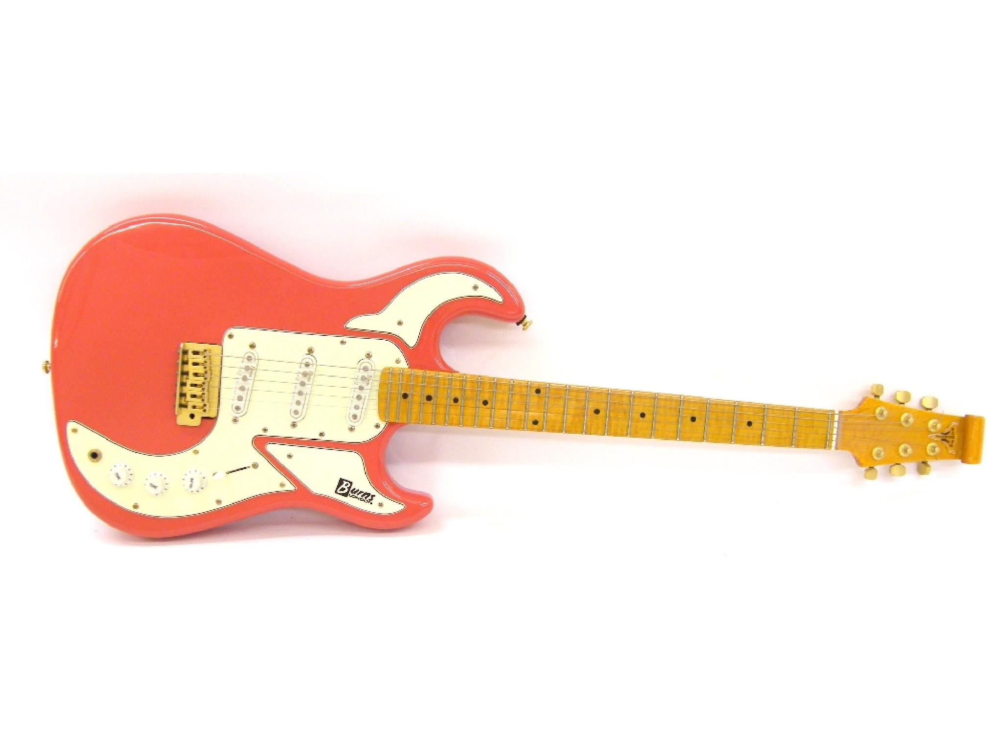 Appraisal: Burns Club series Marquee electric guitar ser no salmon pink