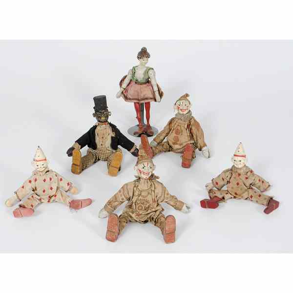 Appraisal: Schoenhut Circus Clowns Rider Plus German a group of Schoenhut