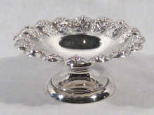 Appraisal: A Victorian silver footed sweet dish hallmarked London maker's mark