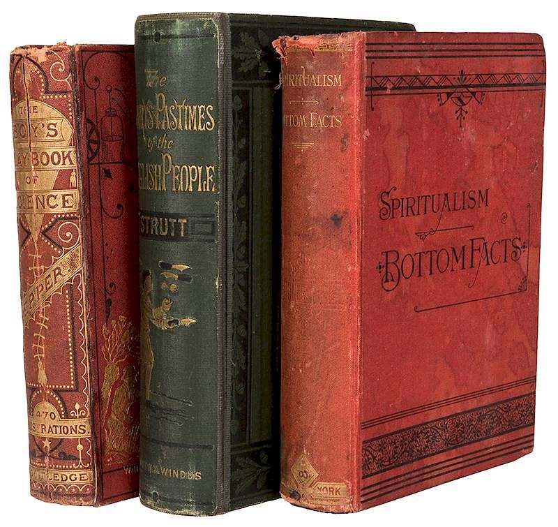 Appraisal: Trio of Antiquarian Works Related to Conjuring and Spiritualism Trio