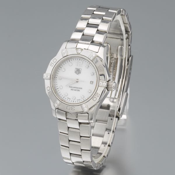 Appraisal: LADIES' TAG HUER QUARTZ AQUARACER mm head will fit wrist