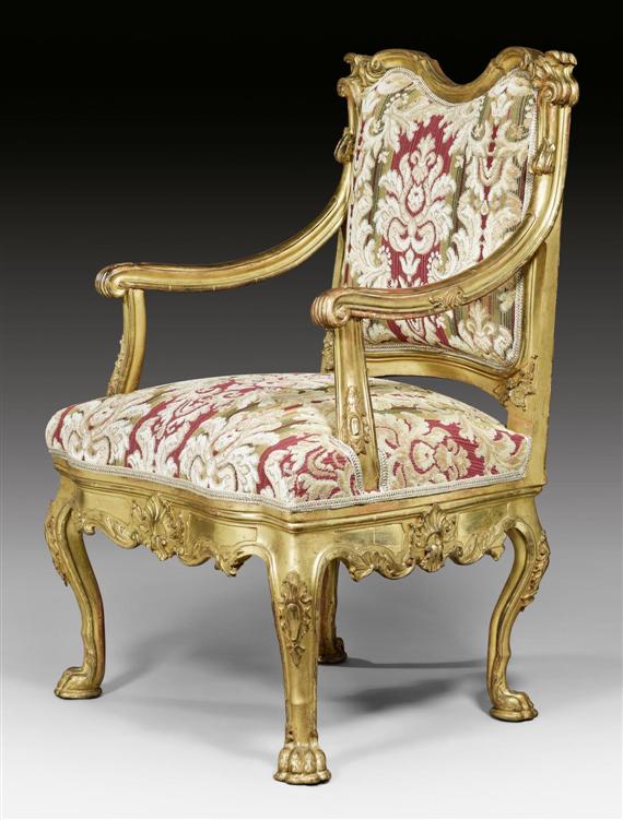 Appraisal: FAUTEUIL A LA REINE Transition probably after designs by R