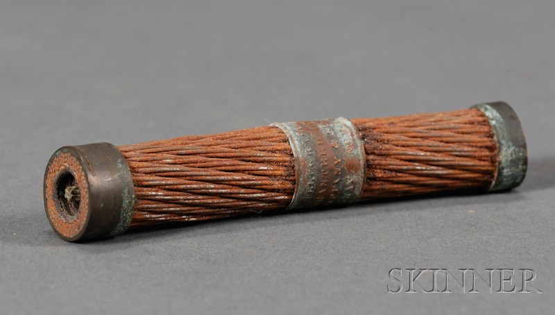 Appraisal: -inch Section of Atlantic Telegraph Cable circa consisting of in