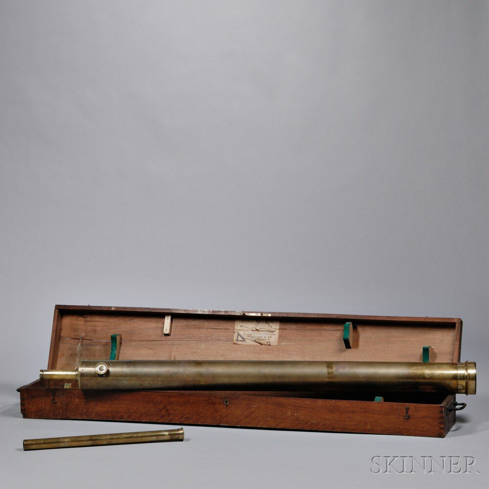 Appraisal: Harrison Co -inch Refractor Telescope Montreal Canada late th century