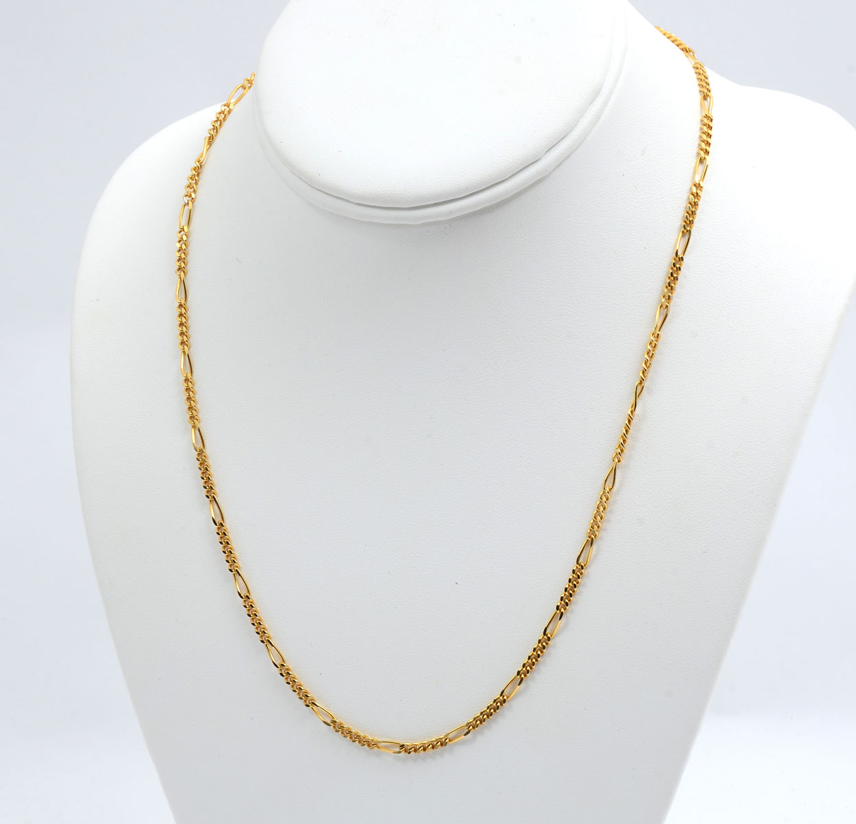 Appraisal: K '' FIGARO LINK NECKLACE BY BALESTRA '' yellow gold