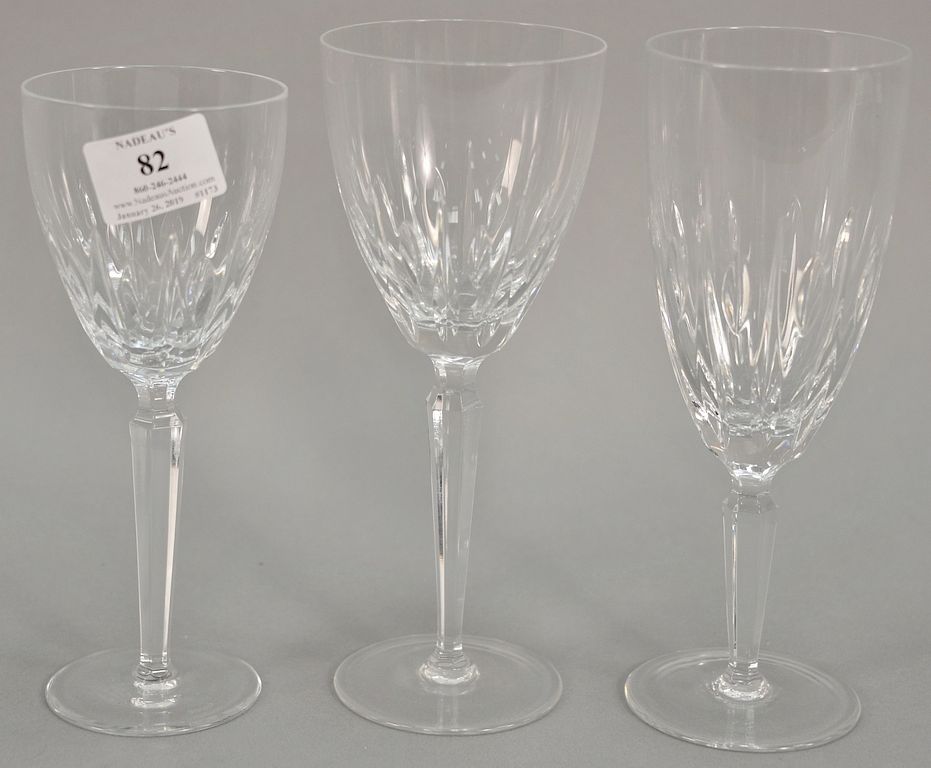 Appraisal: Thirty-six piece set of Waterford to include waters ht in