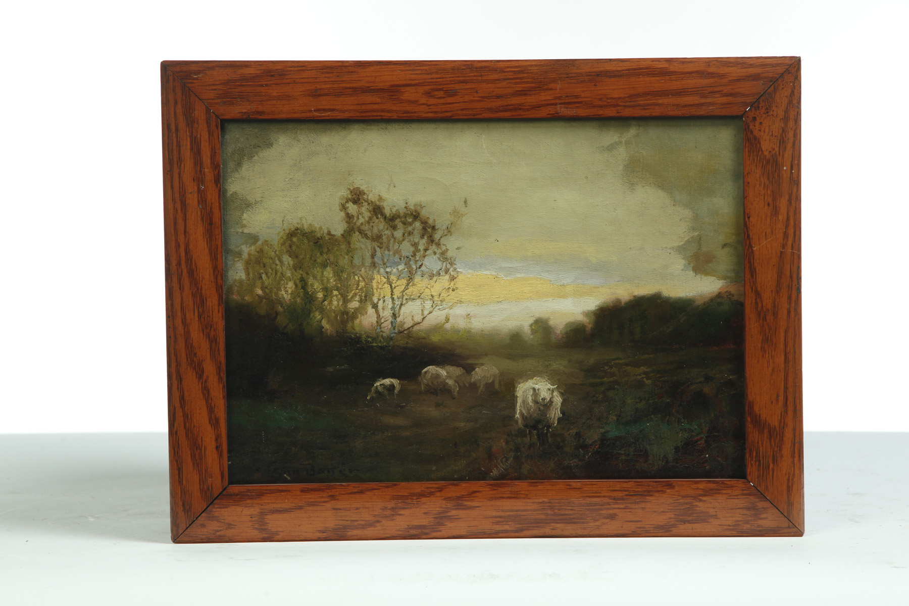 Appraisal: FRAMED OIL ON CANVAS LANDSCAPE BY CONN BAKER American ca