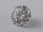 Appraisal: A loose polished round briliant cut diamond weight approx carat