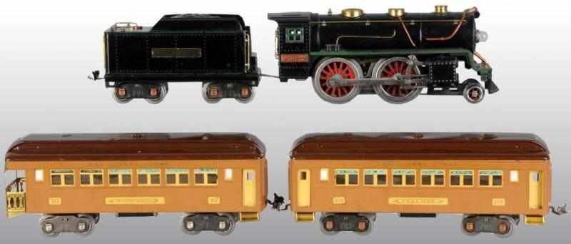 Appraisal: Lionel Standard Gauge No E Train Set Description Set includes