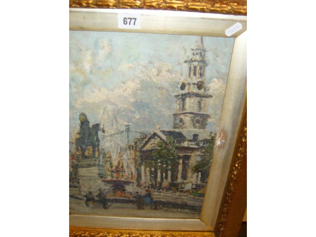 Appraisal: An early th century oil painting on canvas showing St