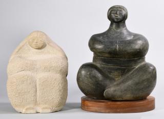 Appraisal: Frank McGuire sculptures sculptures by Frank McGuire Taos New Mexico