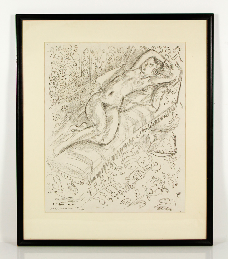 Appraisal: - Matisse Untitled Lithograph Henri Matisse French - untitled lithograph