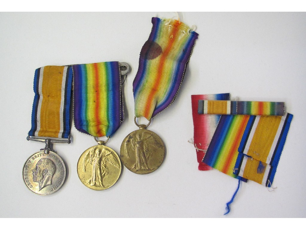 Appraisal: Lot comprising WWI war medal to Pte A Johnston M