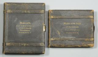 Appraisal: CDV Albums TN Legislature CDV Albums depicting members of the