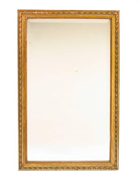 Appraisal: A Louis XVI style giltwood mirror height ft in width