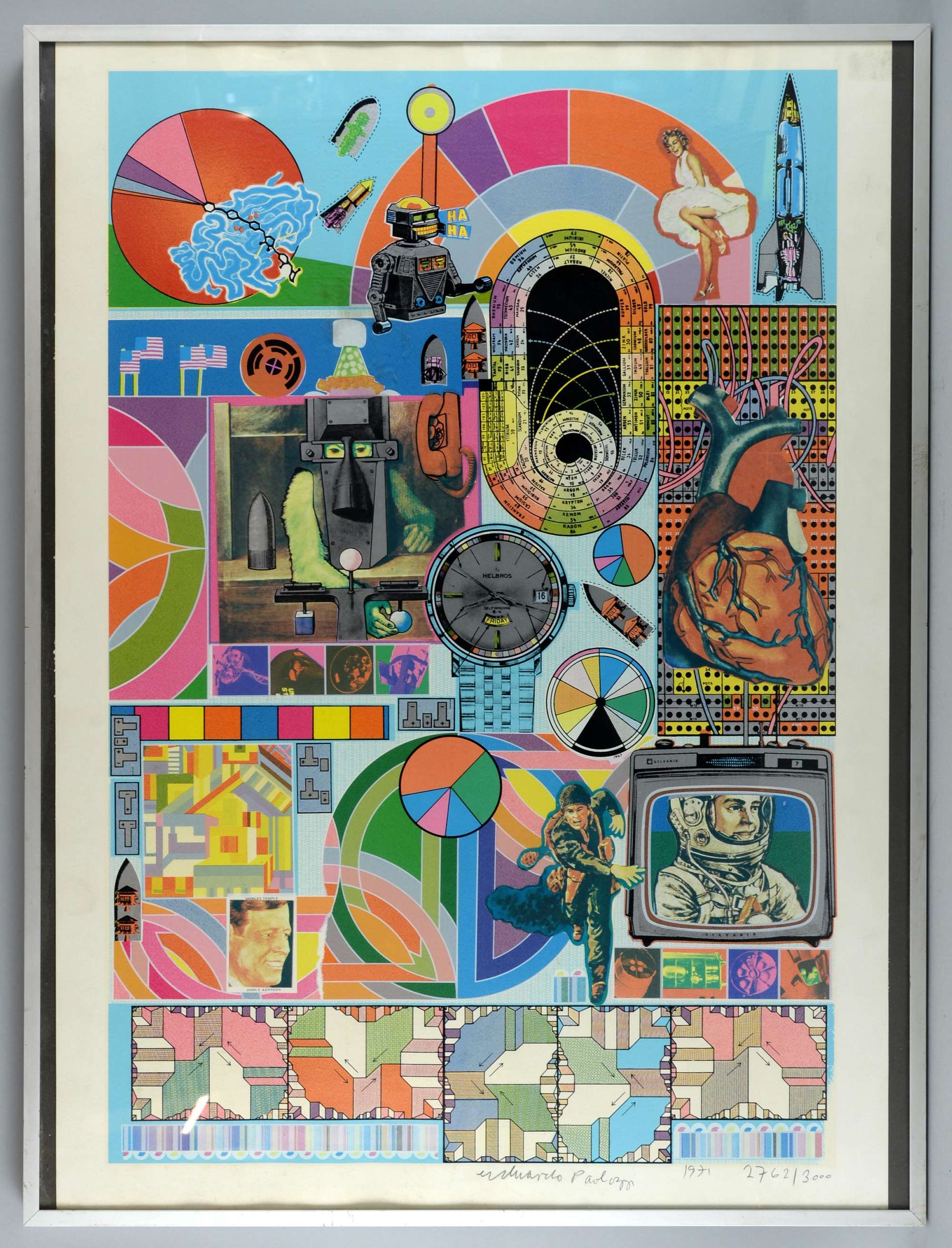 Appraisal: Eduardo Paolozzi - B A S H limited edition coloured