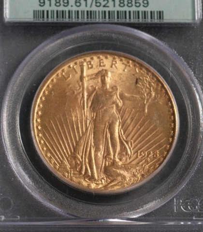 Appraisal: St Gaudens Gold Double Eagle Slabbed MS by PCGS in