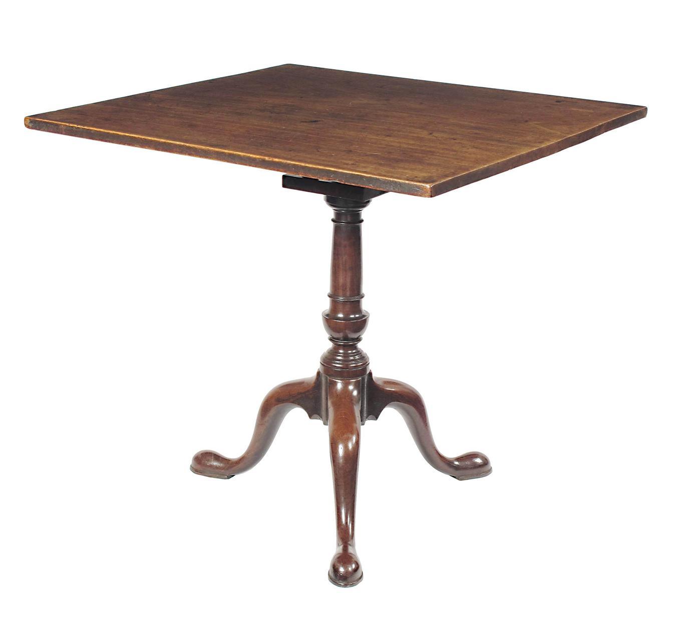 Appraisal: A George III mahogany tripod table