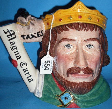 Appraisal: Royal Doulton Large Character Jug King John D Limited edition