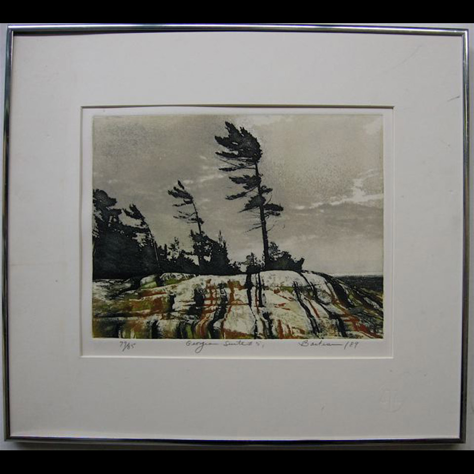 Appraisal: GEORGIAN SUITE EDWARD JOHN TED BARTRAM - CANADIAN ETCHING DATED