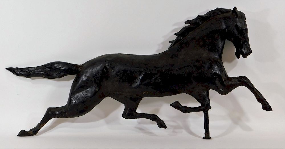 Appraisal: C Ethan Allen Full-Bodied Horse Weathervane United States Late th-Early