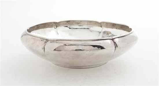 Appraisal: An American Arts Crafts Sterling Silver Bowl Kalo Chicago of