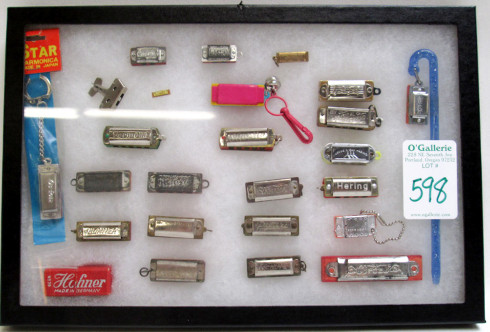 Appraisal: COLLECTION OF MINIATURE HARMONICAS Hohner No Vermona atom Fr-Hotz Pee