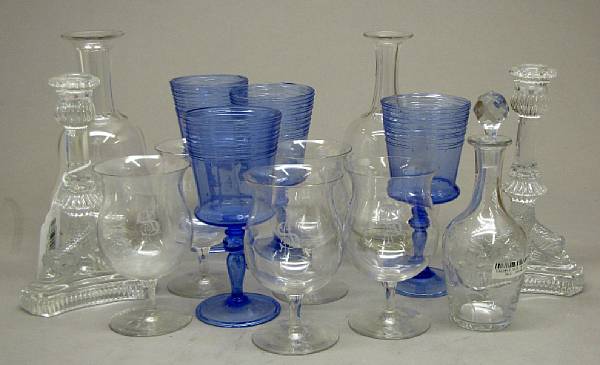 Appraisal: An assembled grouping of ceramics and glassware th century Comprising